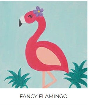 Flamingo Canvas Painting Kit