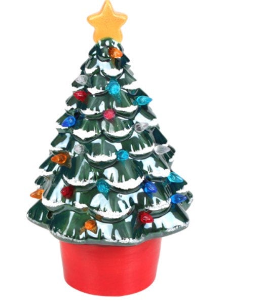 Vintage Ceramic Christmas Trees - Paint your own pottery