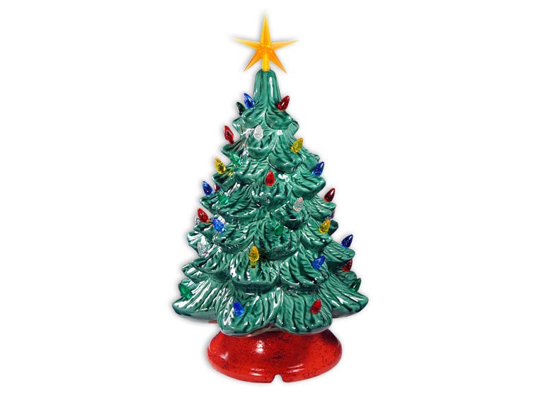 Vintage Ceramic Christmas Trees - Paint your own pottery